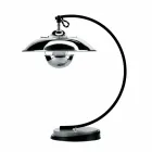 Table Lamp with Structure in Oak and Metal Made in Italy - Lumetto Viadurini