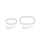 Acrylic Crystal Table Lamp and Gold, Silver or Copper Leaf - Gnassi Viadurini