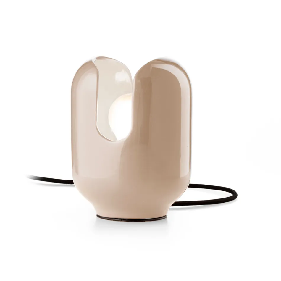 Table Lamp with a Modern Style in Ceramic Made in Italy - Batucada Viadurini