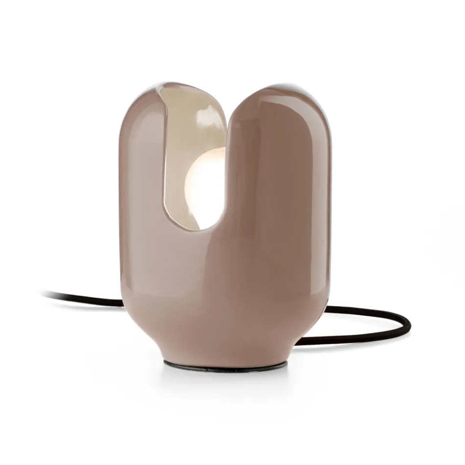 Table Lamp with a Modern Style in Ceramic Made in Italy - Batucada Viadurini
