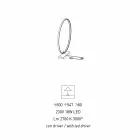 Design Table Lamp in Black Aluminium and Brass Made in Italy - Norma Viadurini