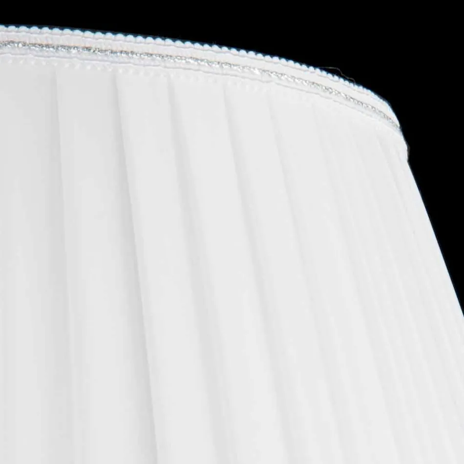 Design table lamp in Ivy glass and crystal, made in Italy Viadurini