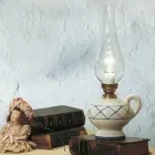 Vintage Design Table Lamp in Hand Painted Ceramic - Pompeii Viadurini