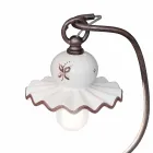 Country Hand-Decorated Artisan Ceramic Table Lamp - Rome Viadurini