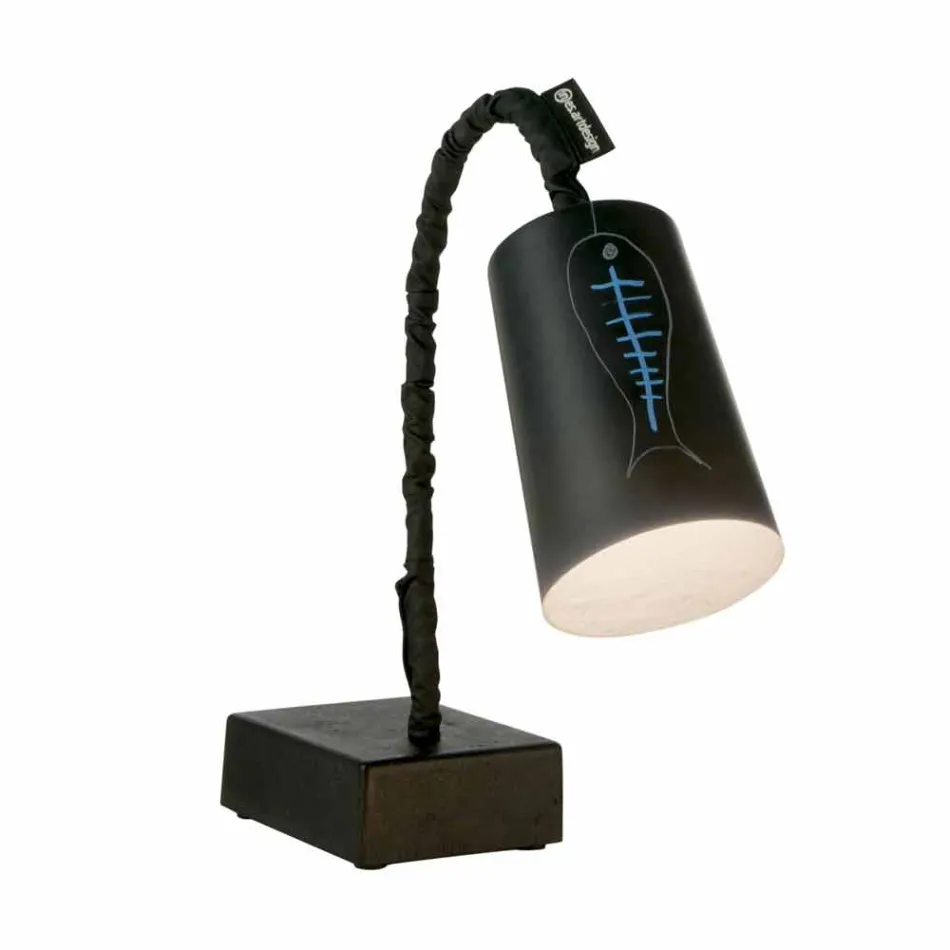 Table lamp In-es.artdesign Paint T2 blackboard flexible stem Viadurini