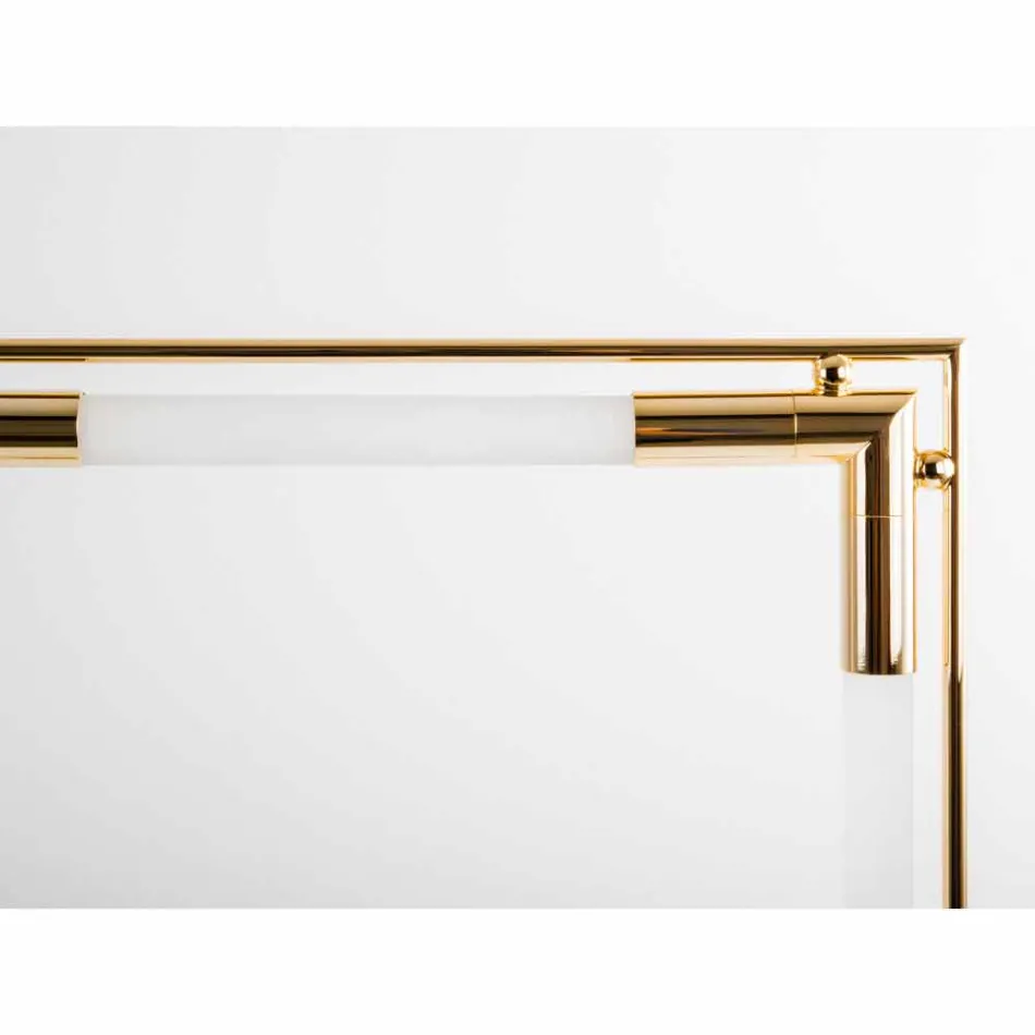 Table Lamp in Brass and Resin with Marble Base Made in Italy - Quizza Viadurini