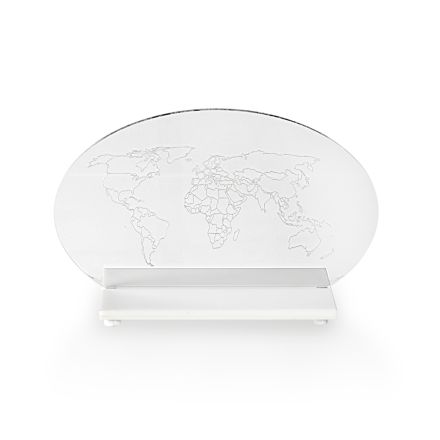 LED Powered Plexiglass Table Lamp Made in Italy - Rapunzel Viadurini