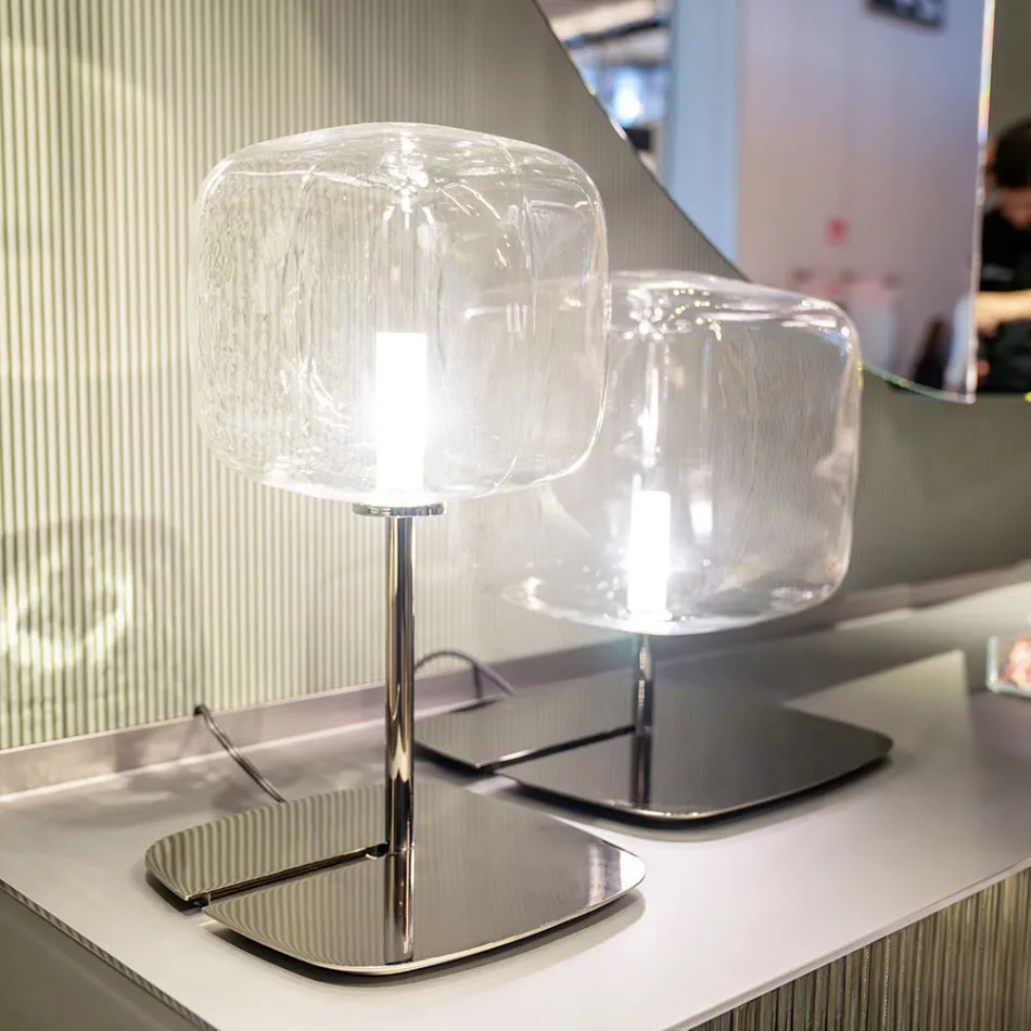 LED Table Lamp with Metal Structure Made in Italy - Donatina Viadurini