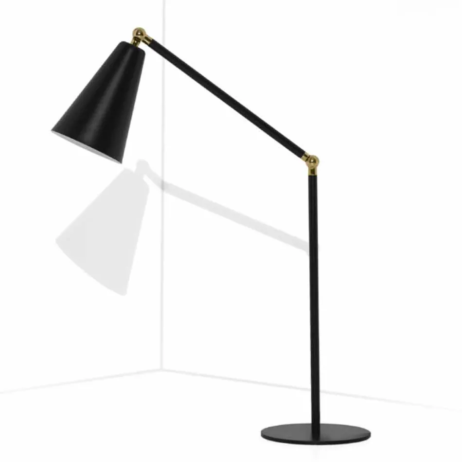 Modern Table Lamp with Metal Structure Made in Italy - Zaira Viadurini