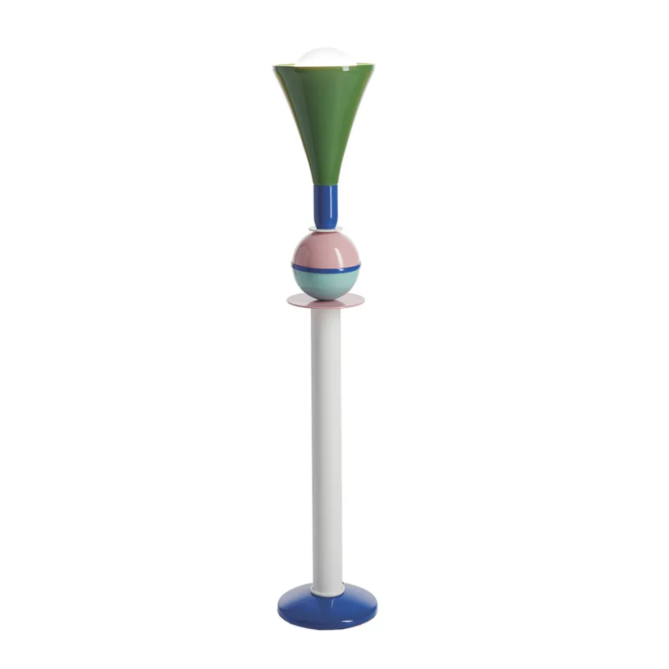 Slide Carmen multicolored aluminium table lamp, made in Italy Viadurini