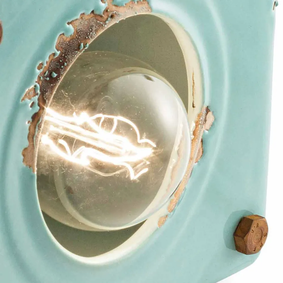 Industrial style table lamp in ceramic and iron Valerie Viadurini