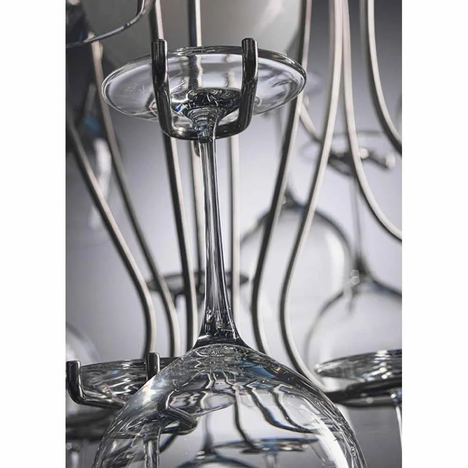 Floor lamp 30 glasses upside Sauvignon Viadurini