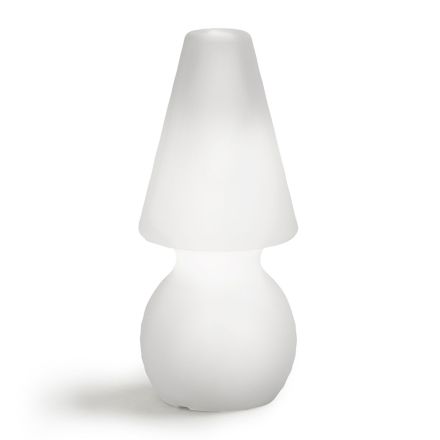 Led Floor Lamp in White Polyethylene Made in Italy - Alvarez Viadurini
