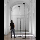 Extendable Floor Lamp Aluminium Matt Black Ladder Design - Watchful Viadurini