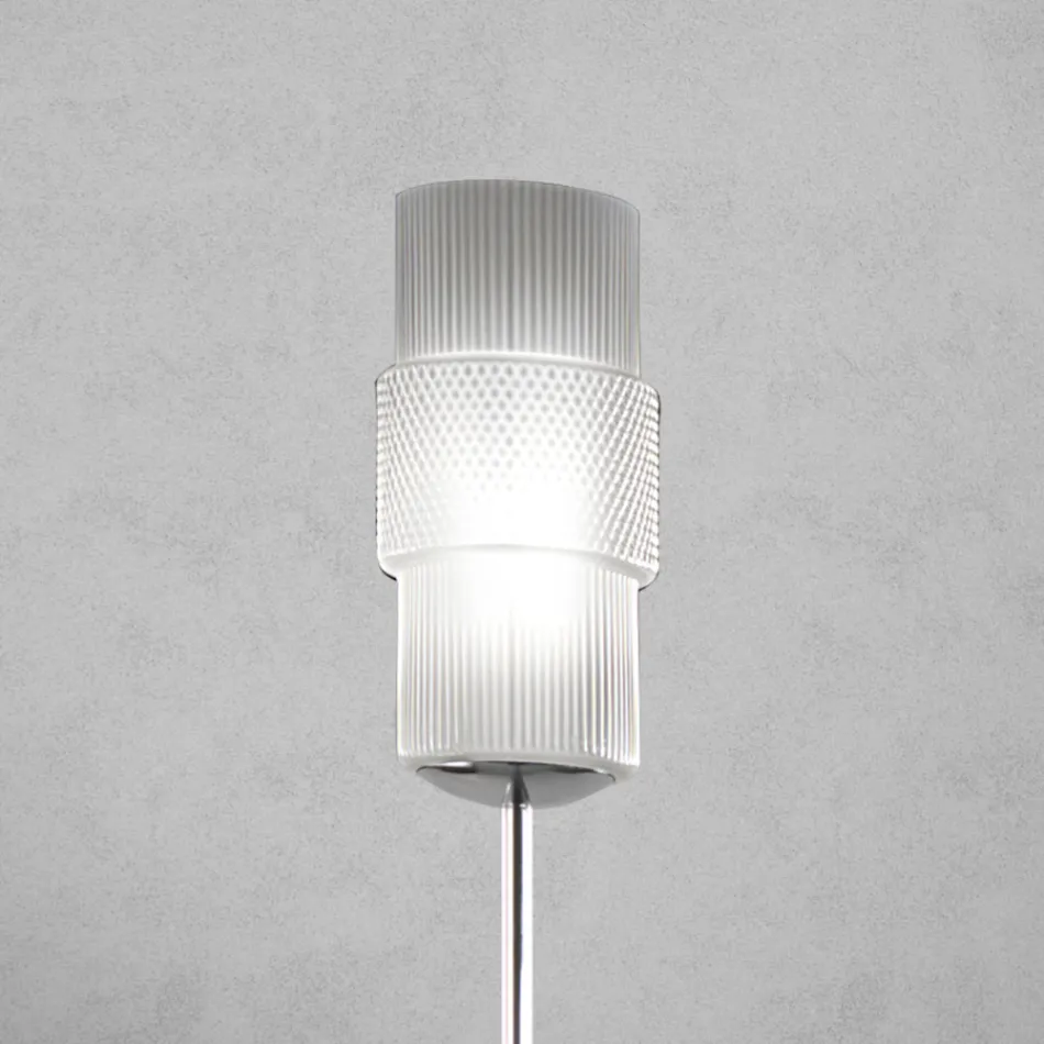 Artisan Floor Lamp in Venetian Blown Glass 30 cm - Satomi Viadurini