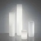 Slide Fluo cylindrical floor lamp made in Italy Viadurini