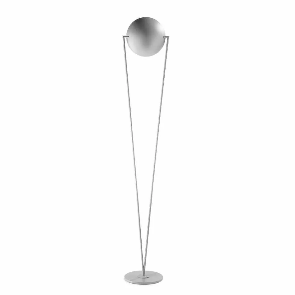 Floor Lamp with Metal Structure and Integrated LED Made in Italy - Rione Viadurini