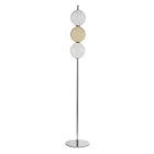 Lumira - Three-Light Floor Lamp in Cased Glass Made in Italy Viadurini
