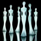 Garden Floor Lamp with RGBW Led Light Statue Design - Penelope by Myyour Viadurini