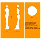 Garden Floor Lamp with RGBW Led Light Statue Design - Penelope by Myyour Viadurini