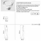 Garden Floor Lamp with RGBW Led Light Statue Design - Penelope by Myyour Viadurini