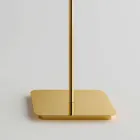 Design Floor Lamp with Shiny Metal Structure Made in Italy - Donatina Viadurini