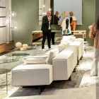 Design Floor Lamp with Shiny Metal Structure Made in Italy - Donatina Viadurini