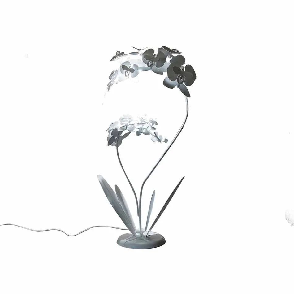 Modern Design Iron Floor Lamp Made in Italy - Amorpha Viadurini