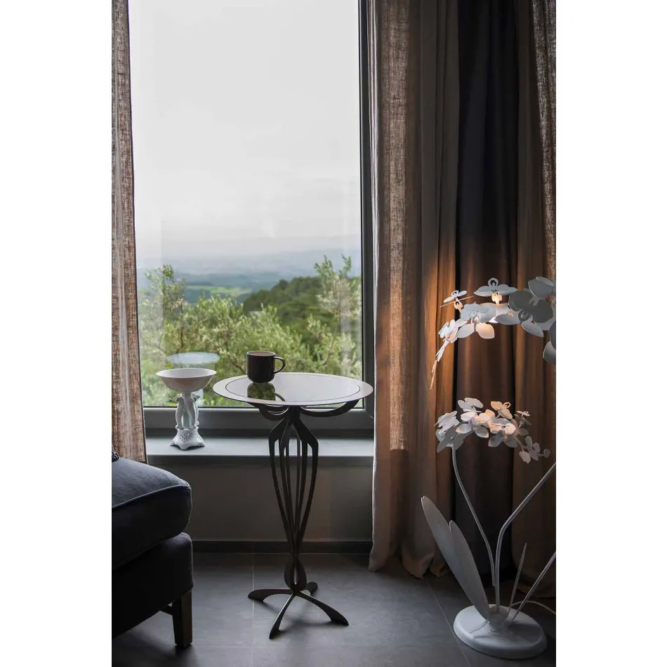 Modern Design Iron Floor Lamp Made in Italy - Amorpha Viadurini