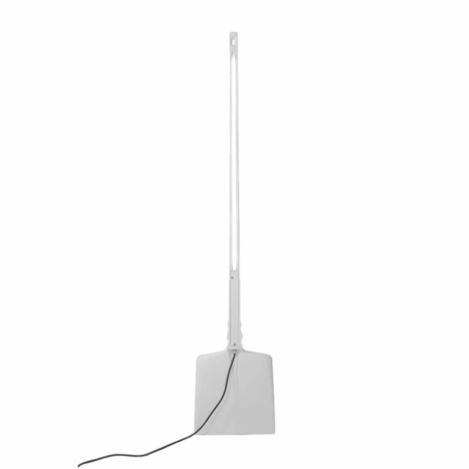 Outdoor Floor Lamp in White Technopolymer Design of 3 Forms - Tools Viadurini