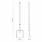 Outdoor Floor Lamp in White Technopolymer Design of 3 Forms - Tools Viadurini