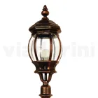 Vintage Style Outdoor Floor Lamp in Aluminium Made in Italy - Leona Viadurini