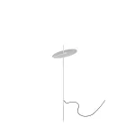 Garden Floor Lamp Aluminium White Design with Water Lily Leaf - Cipriam Viadurini