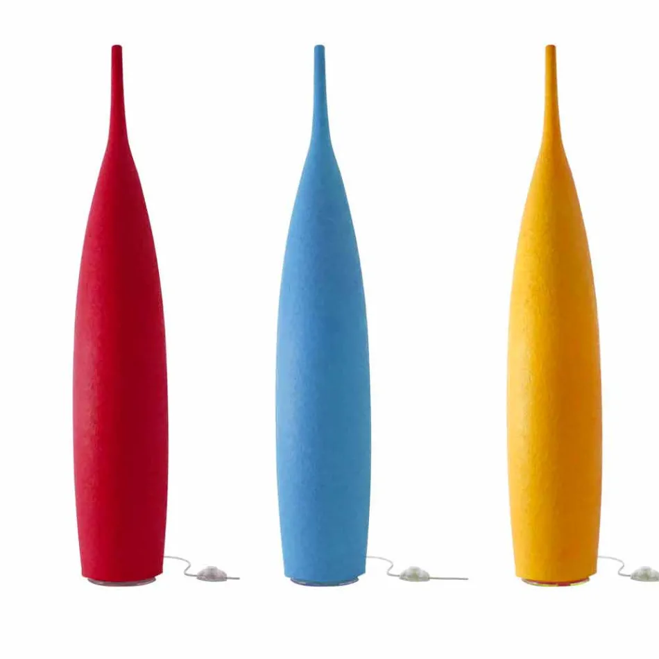 Floor lamp H142cm modern design In-es.artdesign Tank 1 colored Viadurini
