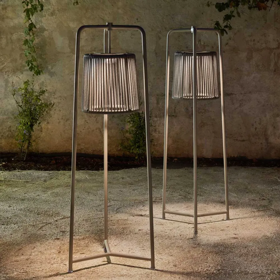 Floor Lamp in Aluminium and Fibre Made in Italy - Tibidabo by Varaschin Viadurini