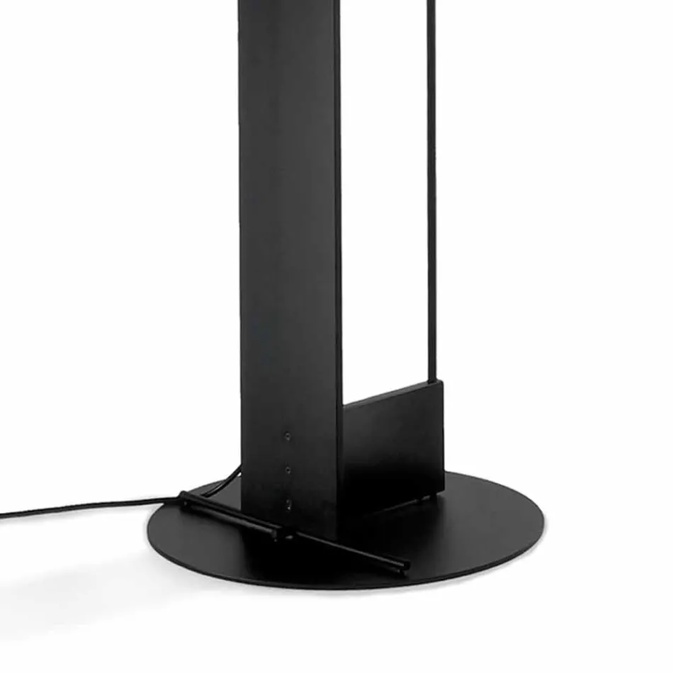 Floor Lamp in Lacquered Metal with Integrated LED Made in Italy - Indra Viadurini