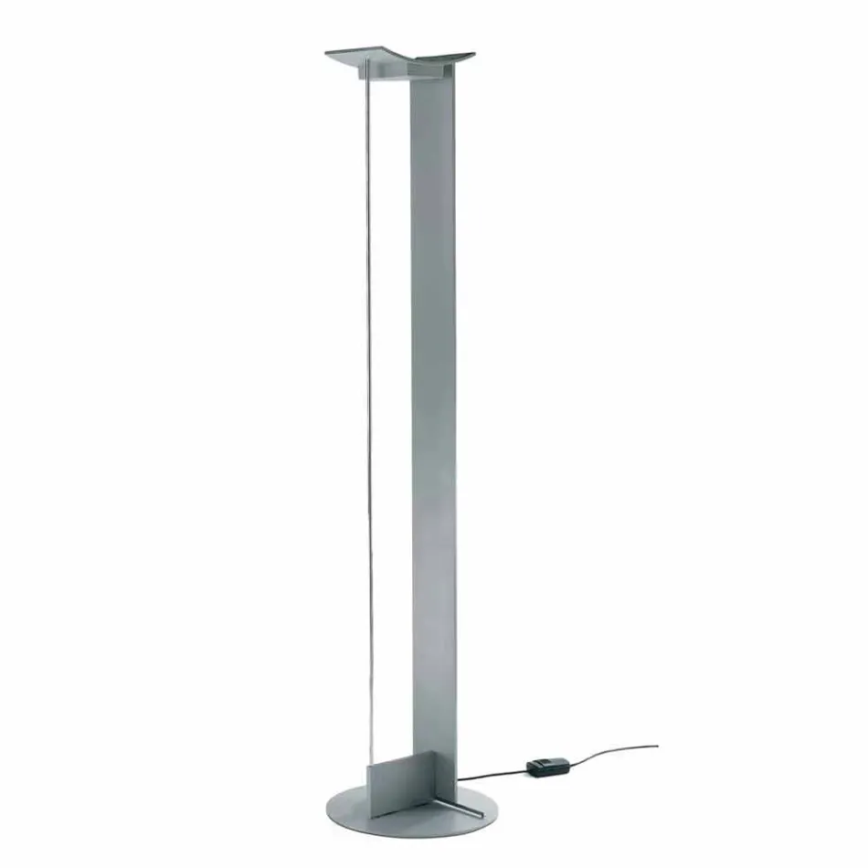 Floor Lamp in Lacquered Metal with Integrated LED Made in Italy - Indra Viadurini