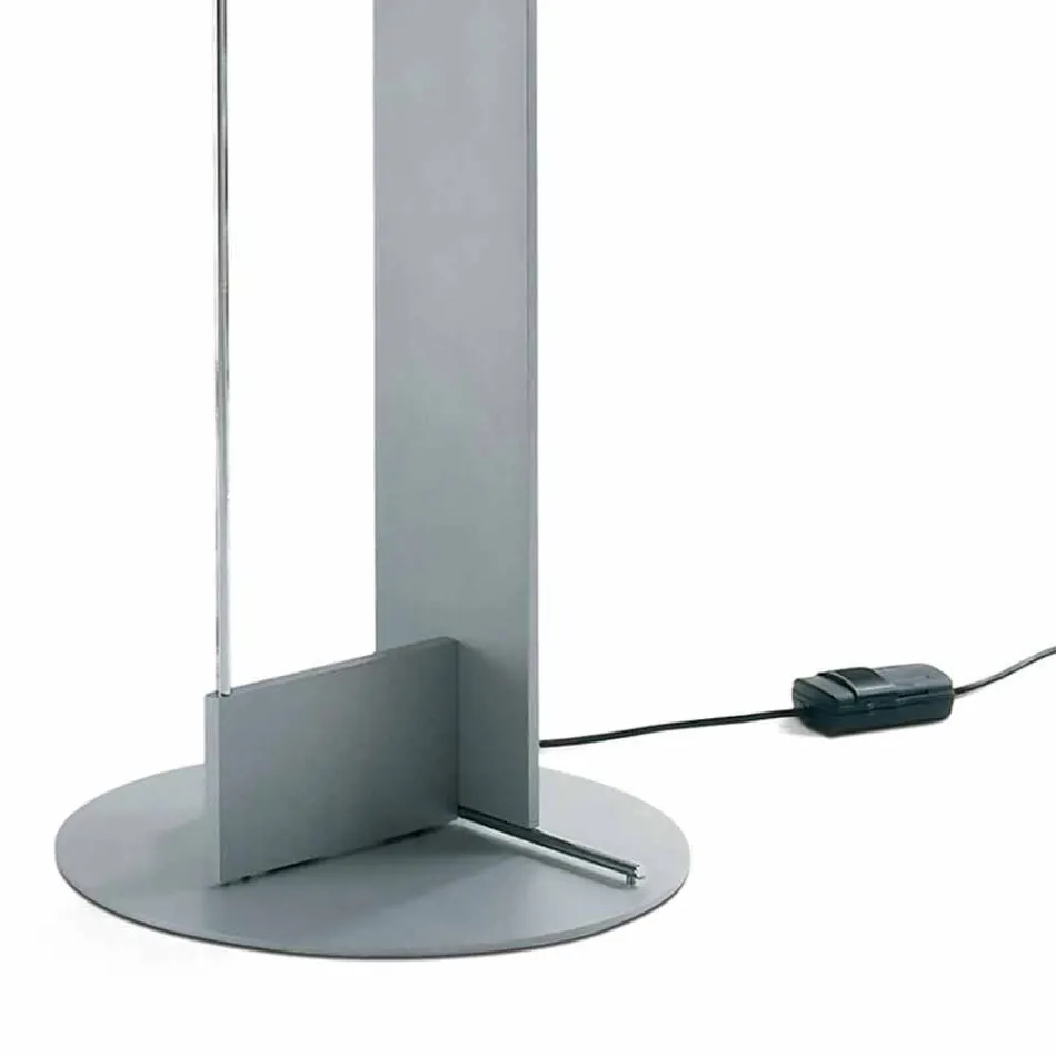 Floor Lamp in Lacquered Metal with Integrated LED Made in Italy - Indra Viadurini