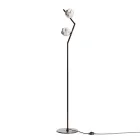 Floor Lamp in Dark Brass and Stone Glass Made in Italy - Bottega Viadurini