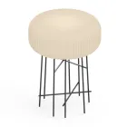 Alabaster Polyethylene Outdoor Floor Lamp Made in Italy - Disco Viadurini
