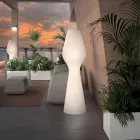 Floor Lamp in White Polyethylene with LED Made in Italy - Reyes Viadurini