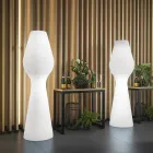 Floor Lamp in White Polyethylene with LED Made in Italy - Reyes Viadurini