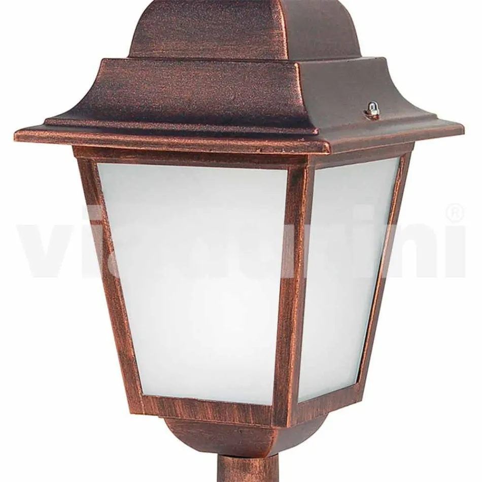 Aluminium outdoor floor lamp made in Italy, Aquilina Viadurini