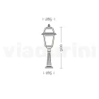 Floor Lamp for Outdoor in Vintage Aluminium Made in Italy - Doroty Viadurini