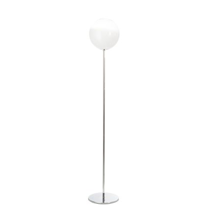 Isotta Floor Lamp in White Cased Glass Made in Italy Viadurini