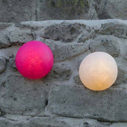 In-es.artdesign Button design wall lamp in colored nebulite Viadurini