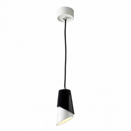 Design suspension lamp in ceramic produced in Italy Asia Viadurini
