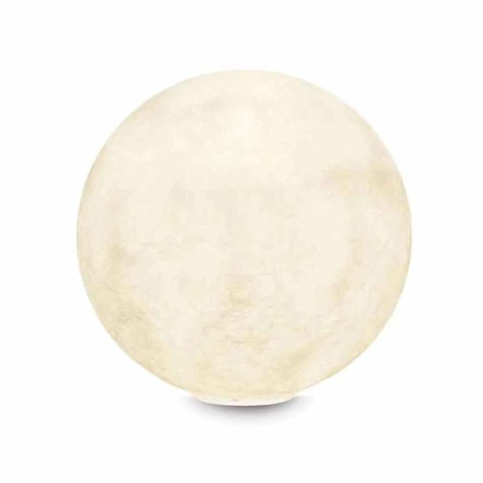 In-es.artdesign T.moon design table lamp in nebulite white Viadurini