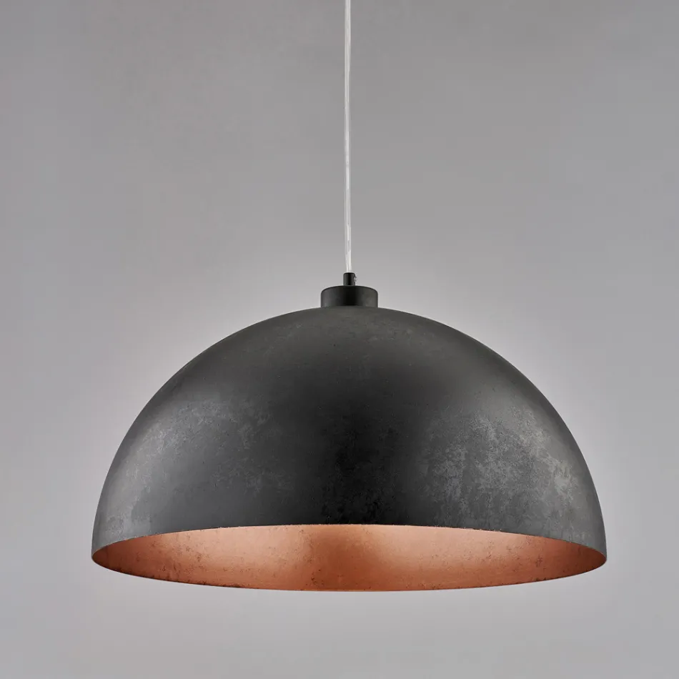 Elegant Glass and Metal Lamp Made in Italy for Refined Interiors - Deneb Viadurini