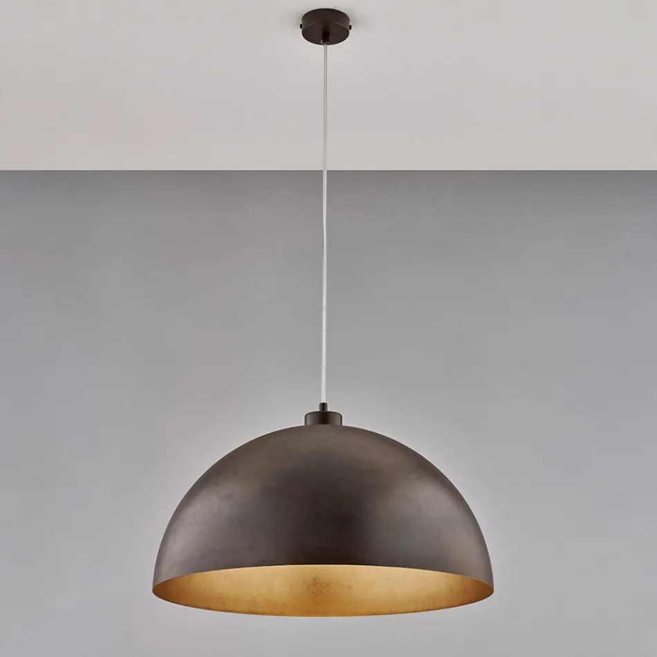 Elegant Glass and Metal Lamp Made in Italy for Refined Interiors - Deneb Viadurini
